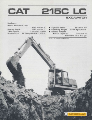 Excavatoare pe șenile Caterpillar 215LC