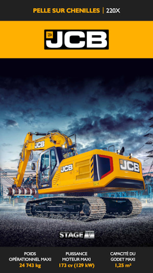 Excavatoare pe șenile JCB 220X