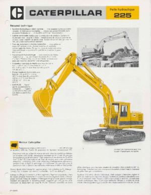 Excavatoare pe șenile Caterpillar 225