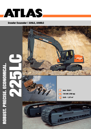 Excavatoare pe șenile Atlas 225 LC