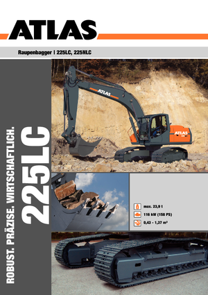 Excavatoare pe șenile Atlas 225 LC