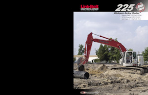 Excavatoare pe șenile Link-Belt 225 Spin Ace