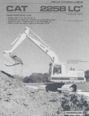 Excavatoare pe șenile Caterpillar 225B