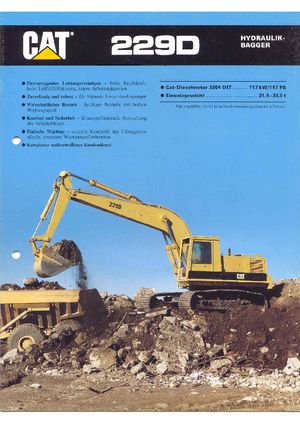 Excavatoare pe șenile Caterpillar 229 D