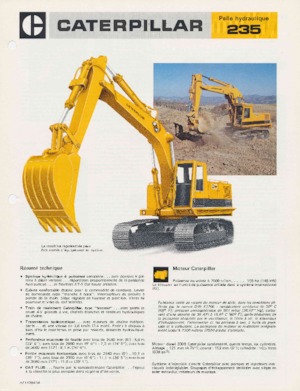Excavatoare pe șenile Caterpillar 235