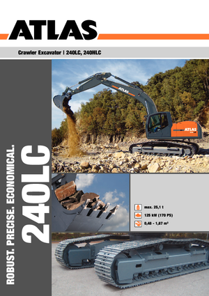 Excavatoare pe șenile Atlas 240 LC