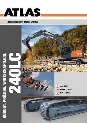 Excavatoare pe șenile Atlas 240 LC