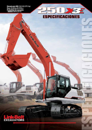 Excavatoare pe șenile Link-Belt 250 X3E