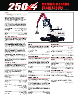 Stivuitoare Link-Belt 250 X4 SL
