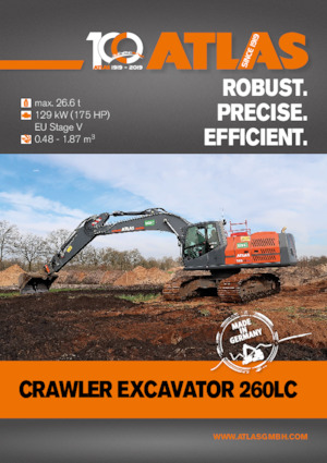 Excavatoare pe șenile Atlas 260 LC