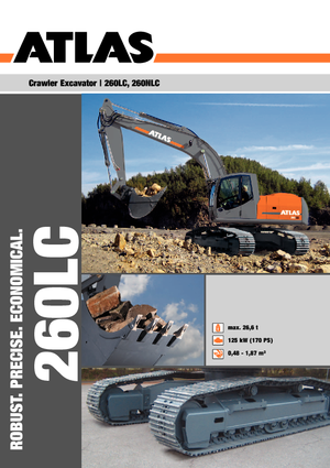 Excavatoare pe șenile Atlas 260 LC