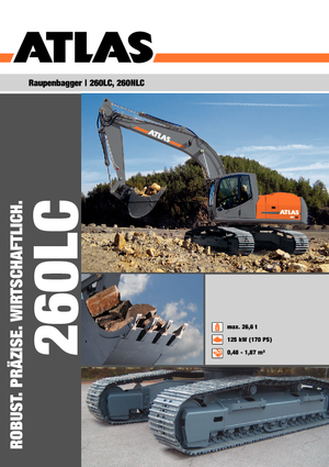 Excavatoare pe șenile Atlas 260 LC