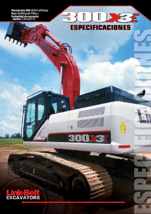Excavatoare pe șenile Link-Belt 300 X3E