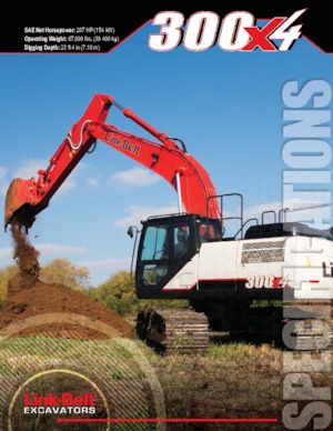 Excavatoare pe șenile Link-Belt 300 X4