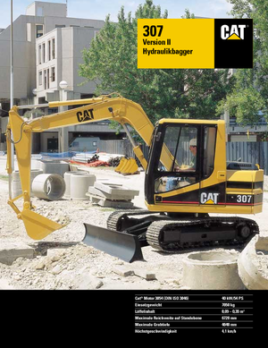 Excavatoare pe șenile Caterpillar 307