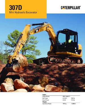 Excavatoare pe șenile Caterpillar 307D