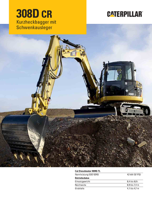 Excavatoare pe șenile Caterpillar 308D CR