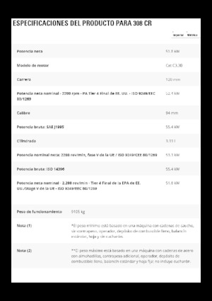 Excavatoare pe șenile Caterpillar 308CR