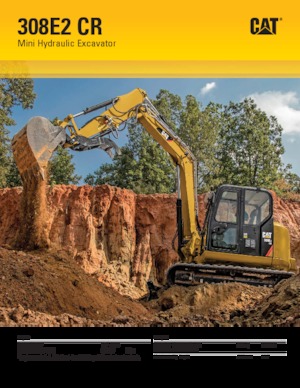 Excavatoare pe șenile Caterpillar 308E 2 CR