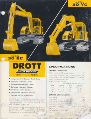 Excavatoare pe șenile Drott 30EC