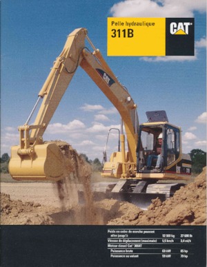 Excavatoare pe șenile Caterpillar 311B