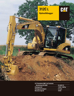 Excavatoare pe șenile Caterpillar 312C L