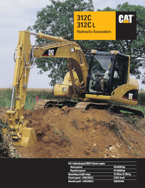 Excavatoare pe șenile Caterpillar 312C L