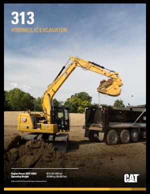 Excavatoare pe șenile Caterpillar 313