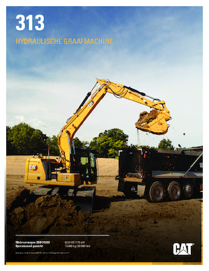 Excavatoare pe șenile Caterpillar 313