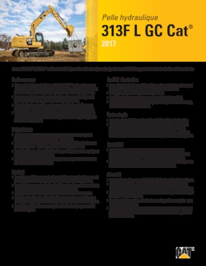 Excavatoare pe șenile Caterpillar 313F L GC