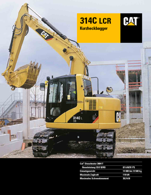 Excavatoare pe șenile Caterpillar 314C LCR