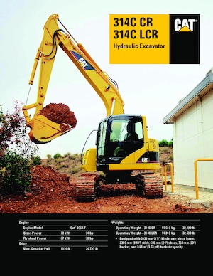 Excavatoare pe șenile Caterpillar 314C CR