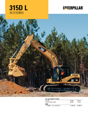 Excavatoare pe șenile Caterpillar 315D L