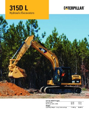 Excavatoare pe șenile Caterpillar 315D