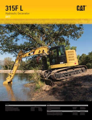 Excavatoare pe șenile Caterpillar 315F L