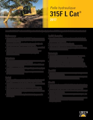 Excavatoare pe șenile Caterpillar 315F L