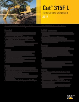 Excavatoare pe șenile Caterpillar 315F L