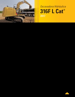 Excavatoare pe șenile Caterpillar 316F L