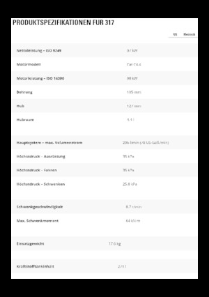 Excavatoare pe șenile Caterpillar 317