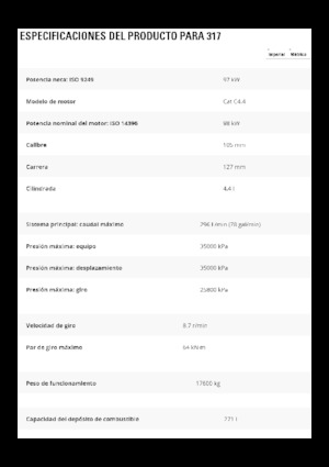 Excavatoare pe șenile Caterpillar 317