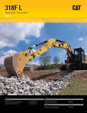 Excavatoare pe șenile Caterpillar 318F L