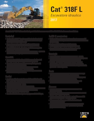 Excavatoare pe șenile Caterpillar 318F L