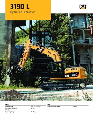 Excavatoare pe șenile Caterpillar 319D