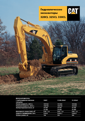 Excavatoare pe șenile Caterpillar 320 C L