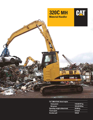 Excavatoare pe șenile Caterpillar 320 C MH