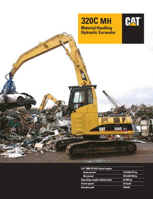 Excavatoare pe șenile Caterpillar 320 C MH