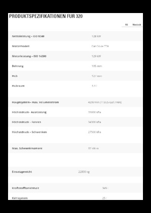 Excavatoare pe șenile Caterpillar 320