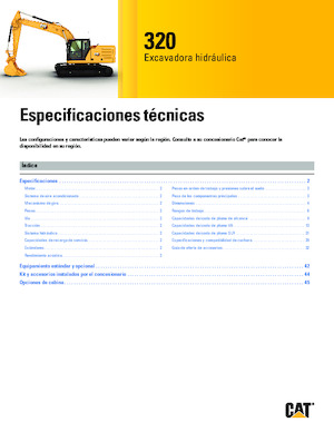 Excavatoare pe șenile Caterpillar 320