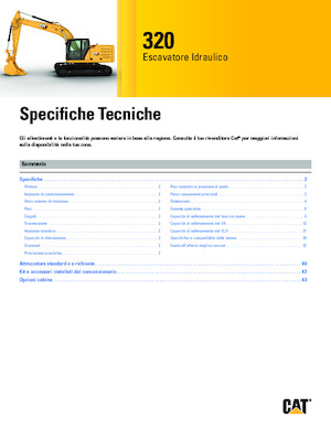 Excavatoare pe șenile Caterpillar 320