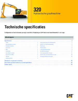 Excavatoare pe șenile Caterpillar 320